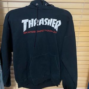 black thrasher hoodie